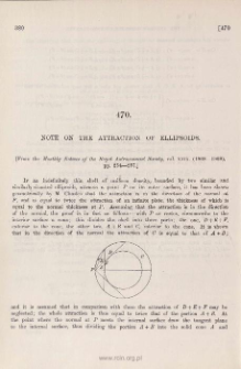 Note on the Attraction of Ellipsoids