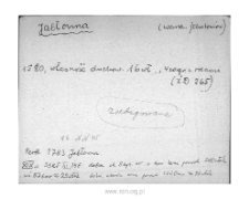 Jablonna. Files of Warsaw district in the Middle Ages. Files of Historico-Geographical Dictionary of Masovia in the Middle Ages