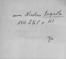 Kartoteka Słownika staropolskich nazw osobowych; Zap - Zaw