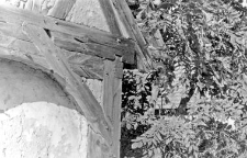 Fragment of a half-timbered cottage