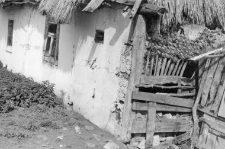 Fragment of a clay cottage