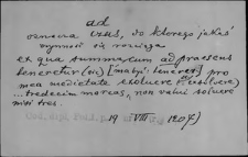 Kartoteka Słownika Łaciny Średniowiecznej; ad - adhaereo
