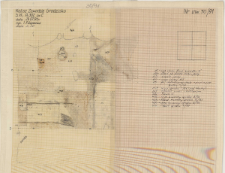 KZG, VI 302 C, plan archeologiczny wykopu, groby 3-91, 6-91