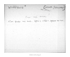 Warsaw-Wroblewo. Files of Warsaw district in the Middle Ages. Files of Historico-Geographical Dictionary of Masovia in the Middle Ages