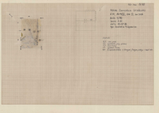 KZG, VI 402 D, plan archeologiczny wykopu, grób 4-92