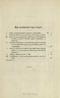 Spis treści