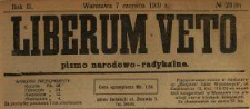 Liberum Veto : pismo narodowo-radykalne 1919 N.23
