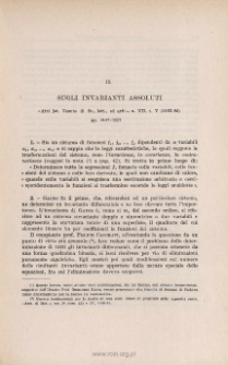 Sugli invarianti assoluti. &laquo; Atti Ist. Veneto di Sc., lett. ed arti &raquo; s. 7a, t. V (1893-94). pp. 1447-1523
