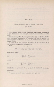Complementi al teorema di Malus-Dupin: Nota II. Ibidem, pp. 237-245