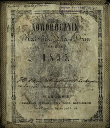 Noworocznik Katolicki dla Dam na Rok 1855
