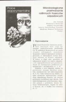 Microbial conversion of plant waste lipids