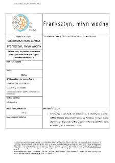 Franksztyn, watermill