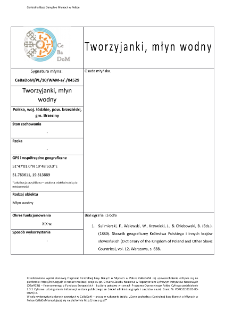 Tworzyjanki, młyn wodny