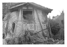 A gable roof (plough-like structure)