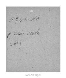 Niesiadna. Files of Czersk district in the Middle Ages. Files of Historico-Geographical Dictionary of Masovia in the Middle Ages