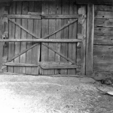 A door of a barn