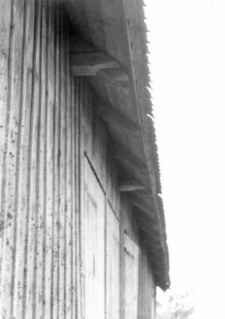 A fragment of a barns roof
