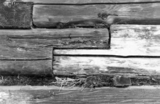 A woodworking joint ina barn, so-called 