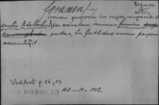 Kartoteka Słownika Łaciny Średniowiecznej; foramen - formosus