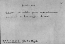 Kartoteka Słownika Łaciny Średniowiecznej; fundo - fututor