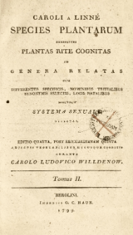 Species plantarum. T. 2, ps 1