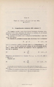Sulla determinazione di soluzioni particolari di un sistema canonico quando se ne conosce qualche integrale o relazione invariante:NOTA II. Ibidem, pp. 35-41