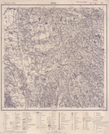 Bacăul, Seria VI Col. K : Maßstab 1:75.000