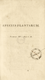 Species plantarum. T. 4, ps 2