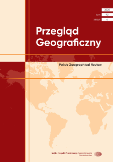Przegląd Geograficzny T. 92 z. 4 (2020), Spis treści