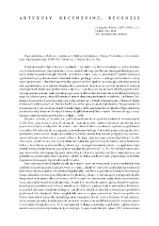 Lokalność i nacjonalizm. Społeczności wiejskie w Galicji Wschodniej w dwudziestoleciu międzywojennym, Olga Linkiewicz , Kraków 2018 : [recenzja]