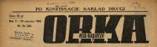 Orka na Ugorze : dwutygodnik młodej demokracji 1939 N.2a (28)