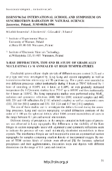 Udział pracownik&oacute;w ITME w konferencjach 1997 T.25 nr 1 = ITME employees participation in conference 1997 T.25 nr 1
