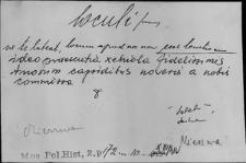 Kartoteka Słownika Łaciny Średniowiecznej; loculus - lucidus