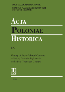 Mechanisms of Conceptual Change in the Discourse of Polish Political Emigration after the November Insurrection of 1830–1