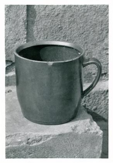A stoneware pot