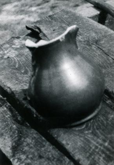 A stoneware jug