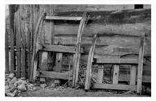 A two-piece sleigh