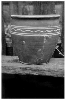 A clay pot