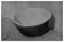 A stoneware bowl