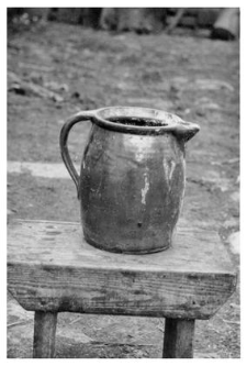 A clay jug
