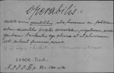 Kartoteka Słownika Łaciny Średniowiecznej; operabilis - opulor