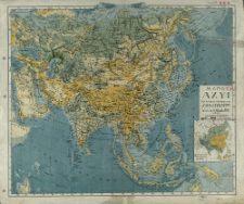 Mapa Azyi : skala 1:25,000,000