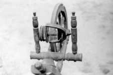 A spinning wheel fragment