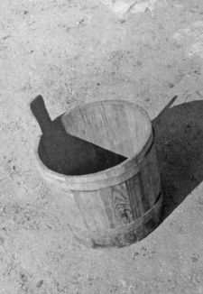 A grain scoop 