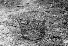 A wire basket