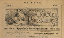 Kwiaty Powieściowe : tygodnik belletrystyczny 1886 N.2