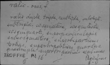 Kartoteka Słownika Łaciny Średniowiecznej; ratio - reassumptio