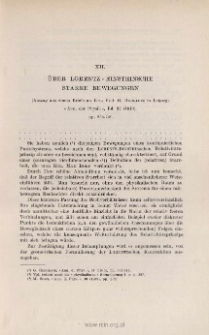 &Uuml;ber Lorentz-Einsteinsche starre Bewegungen. &laquo; Ann. der Physik &raquo;, Bd. 32 (1910), pp. 236-240
