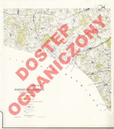 Powiat Bartoszyce : wojew&oacute;dztwo olsztyńskie : skala 1:25 000