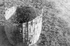 A basket with two handles